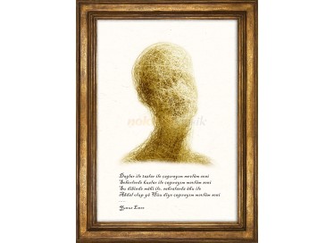 Soyut Portre, Yunus Emre Kıtası - 8745NKs