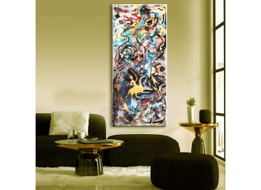 Canvas Look inside - Soyut Resim Tuval Baskı - 199024