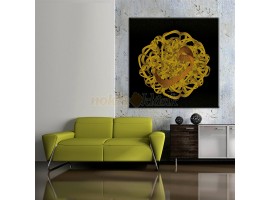 Dekoratif Kanvas Tablo | Asimetrik 99 Vav (66x66cm)